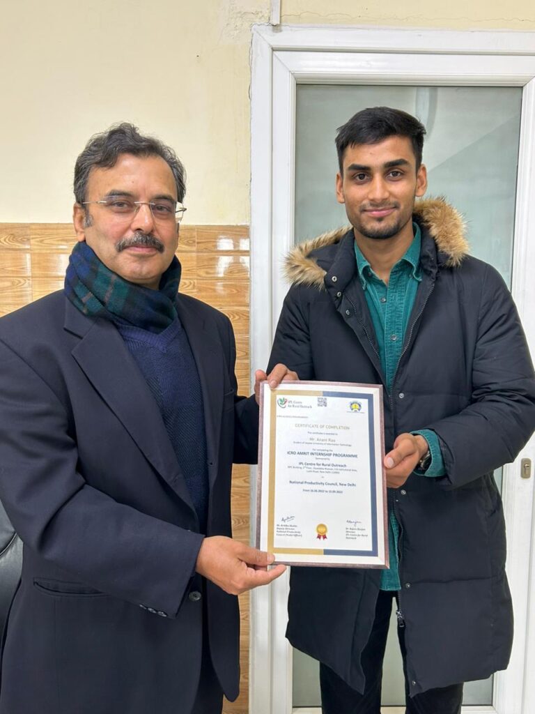 Amrit Internship Certifications